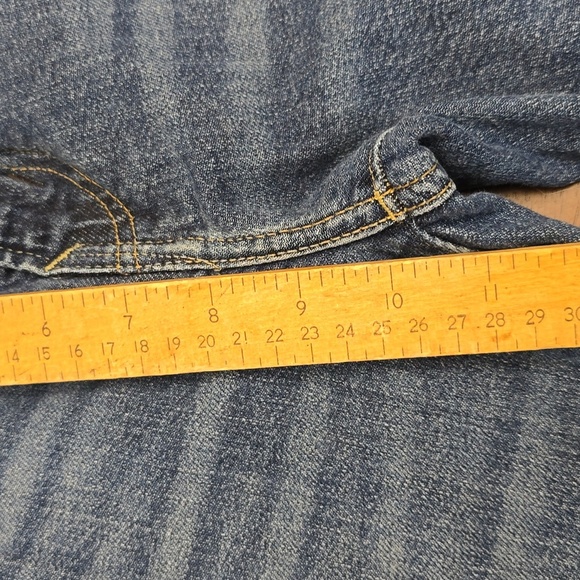 AMERICAN EAGLE Men's 30 X 36 Blue Jeans Flex Relaxed Straight - Picture 2 of 8